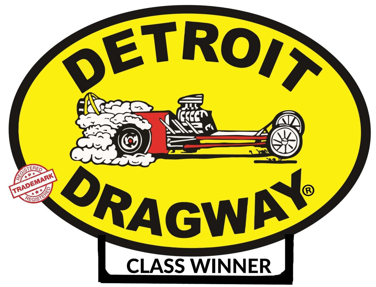 Detroit Dragway "Class Winner" Sticker/Decal