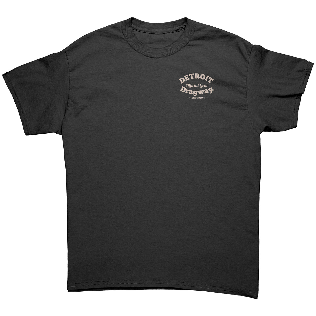 *Detroit Dragway® 1982 E.T. Finals Re-Pop T-Shirt Image On Back