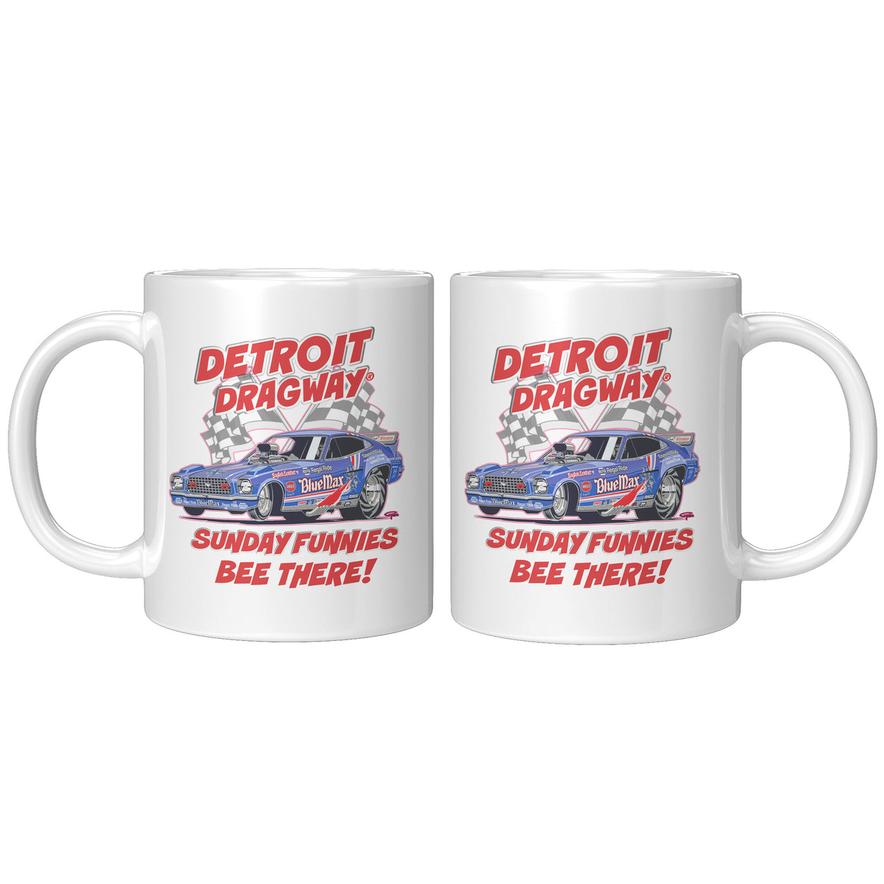 *Detroit Dragway® Sunday Funnies Max Mug