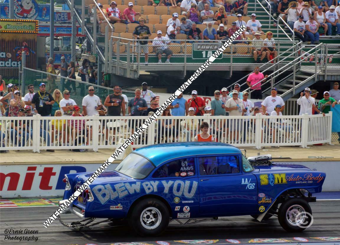 An 8 x 10" Glossy photo of The  Gasser Blew By You Racing