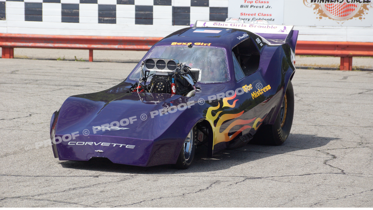 8 x 10" Photo Of the Funny Car  "The Mistress"