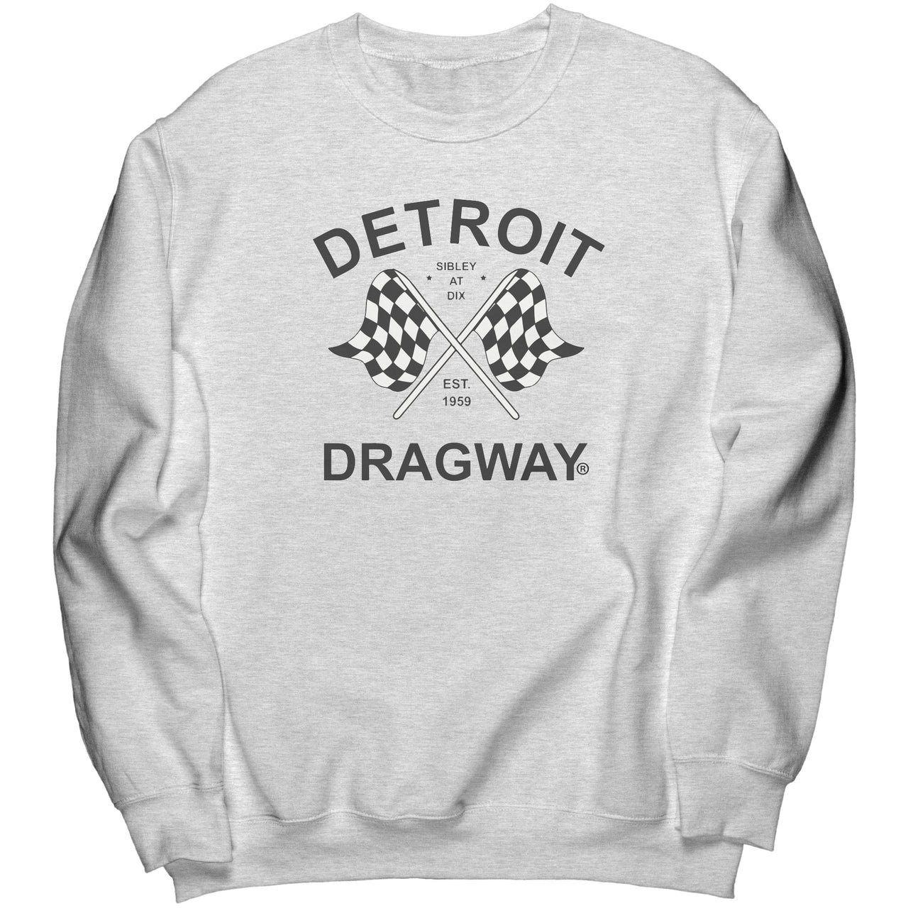 *Detroit Dragway® Checkered Flags Sweatshirt