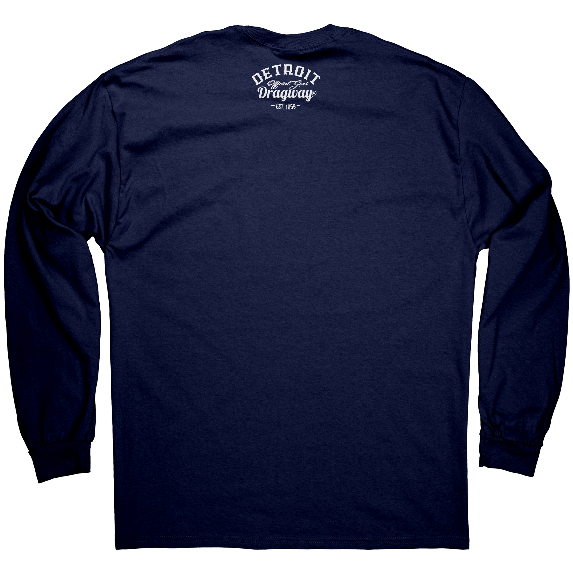 Detroit_Dragway_Crossed_Pistons_Long__Navy_Back_Mockup.png