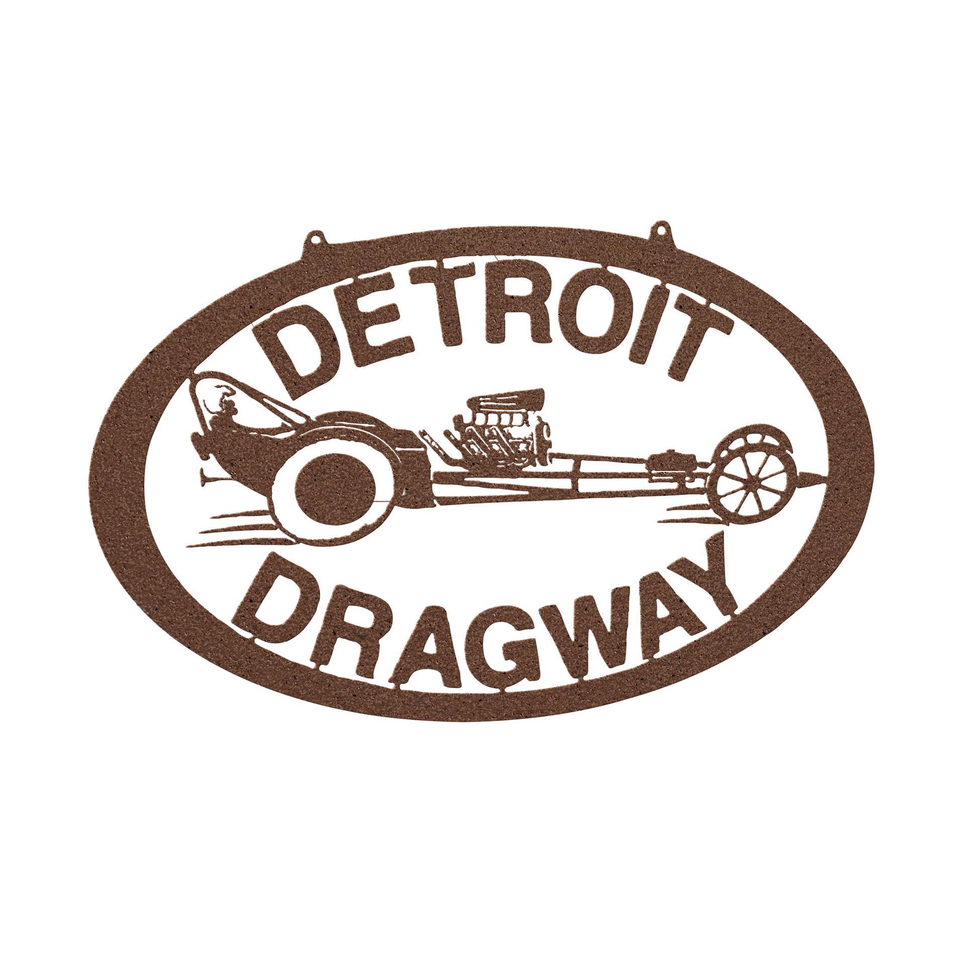 Detroit_Dragway_Metal_Dragster_Sign_Copper_Transparent_Mockup.png