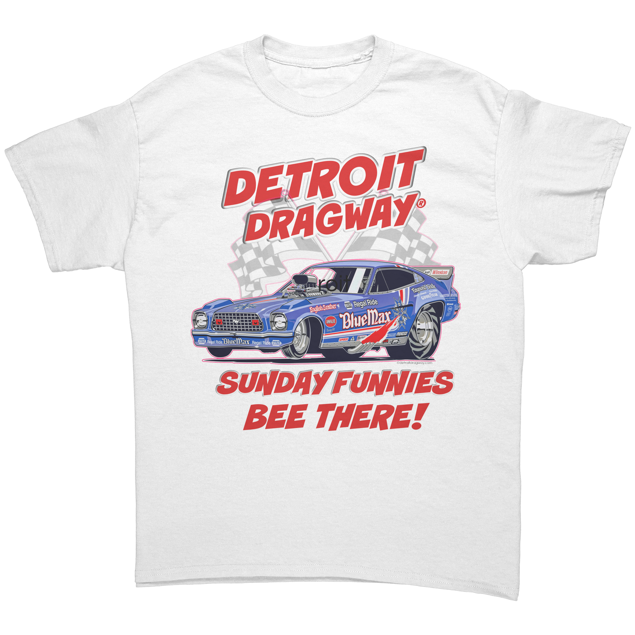 Detroit_Dragway_SUNDAY_FUNNIES_Shirt_1_White_Front_Mockup.png