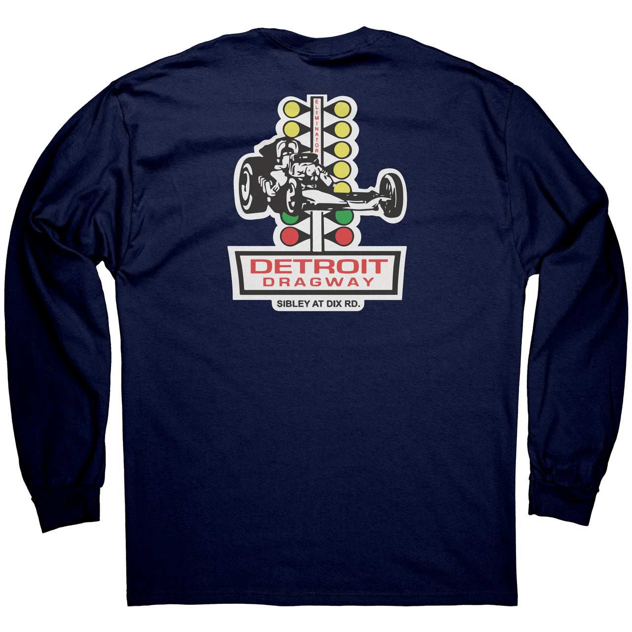 Detroit Dragway® Staging Tree Long Sleeve Shirt