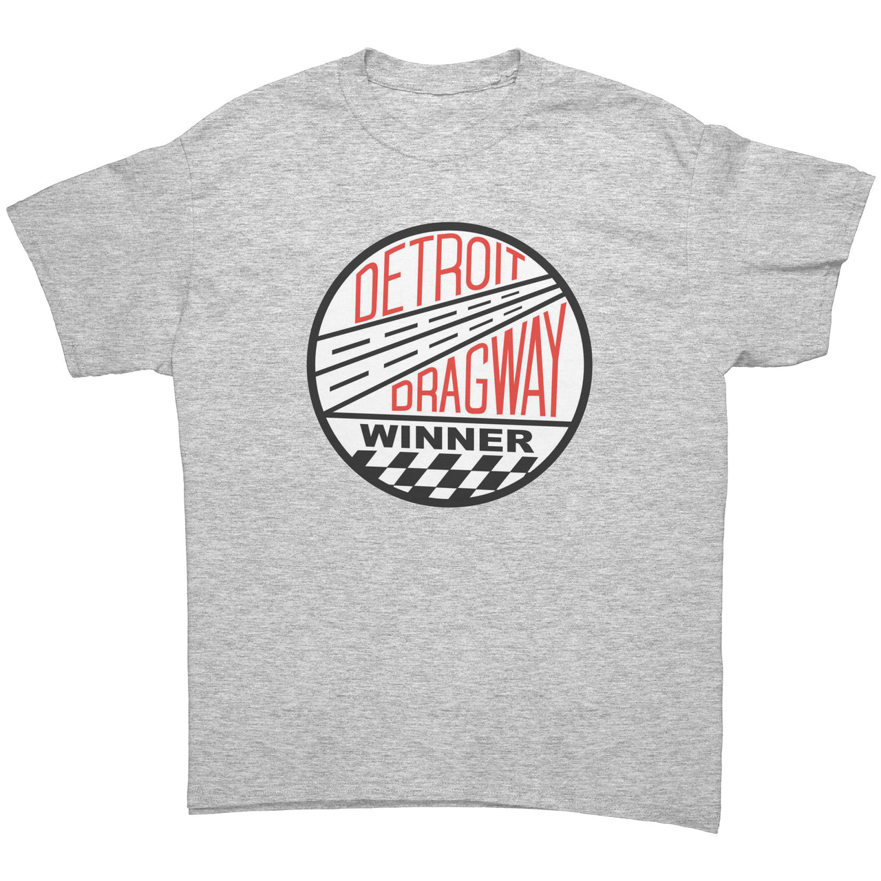 Detroit Dragway® Winner Tee Image On Front