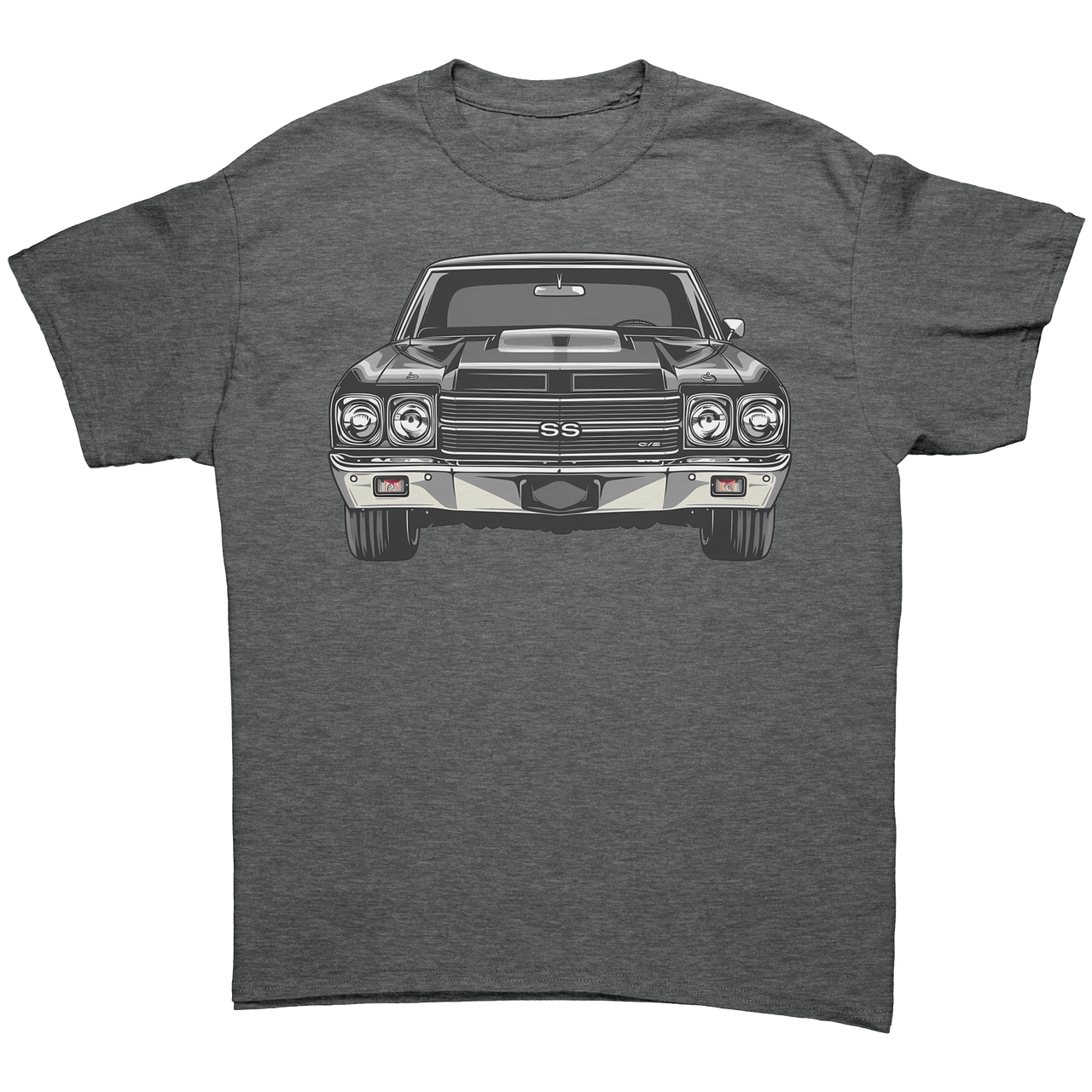 Front_View_Of_A_Black_Chev_SS_Tee_Shirt_Graphite_Heather_Front_Mockup.png