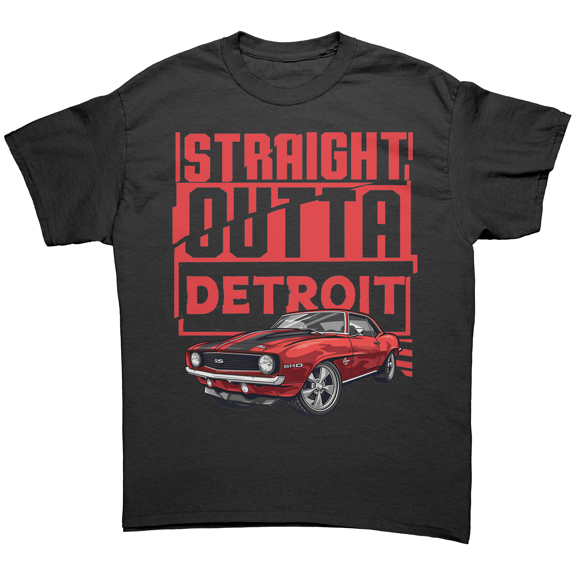 Straight_Outta_Detroit_Red_Camaro_Tee_Sh_Black_Front_Mockup.png