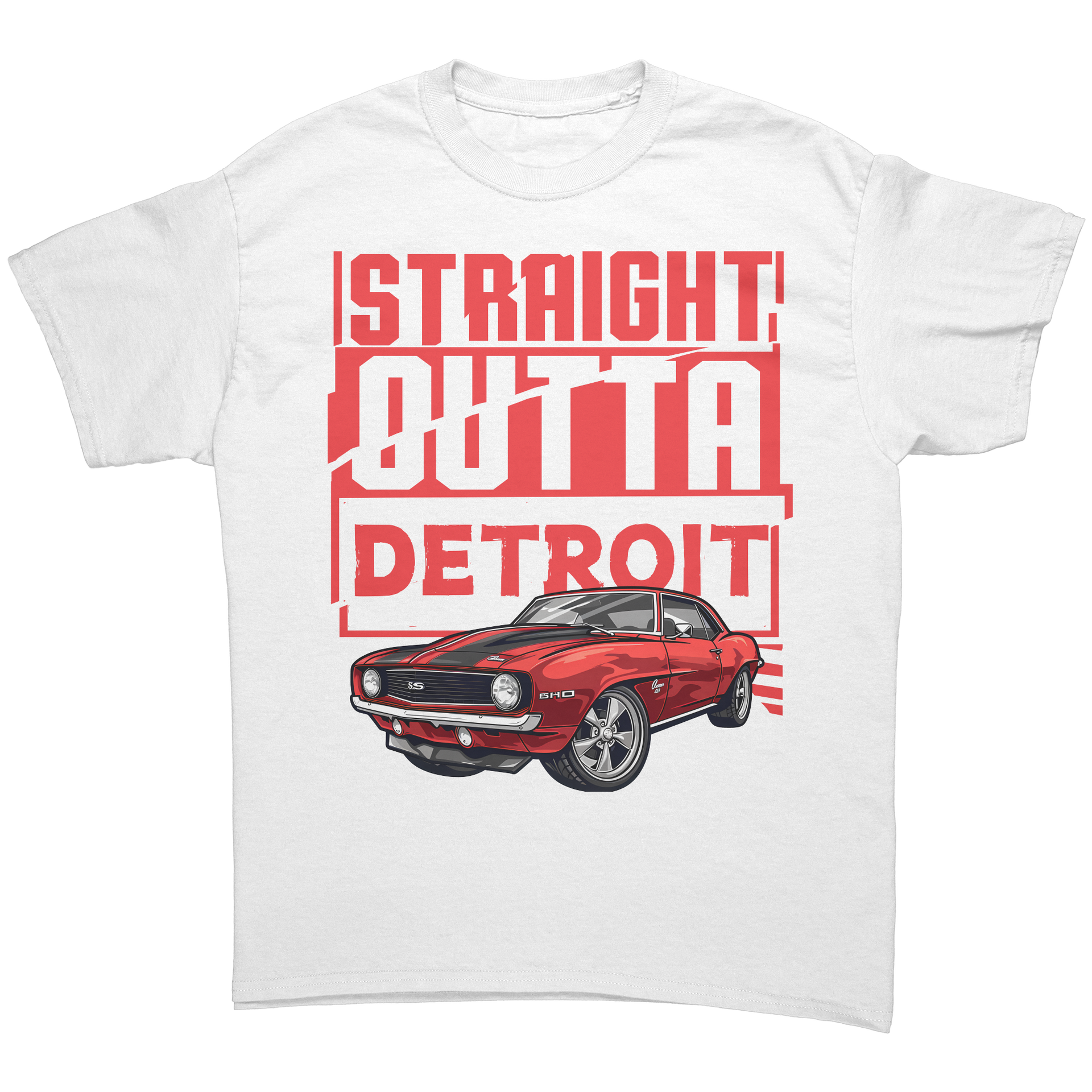 Straight_Outta_Detroit_Red_Camaro_Tee_Sh_White_Front_Mockup.png