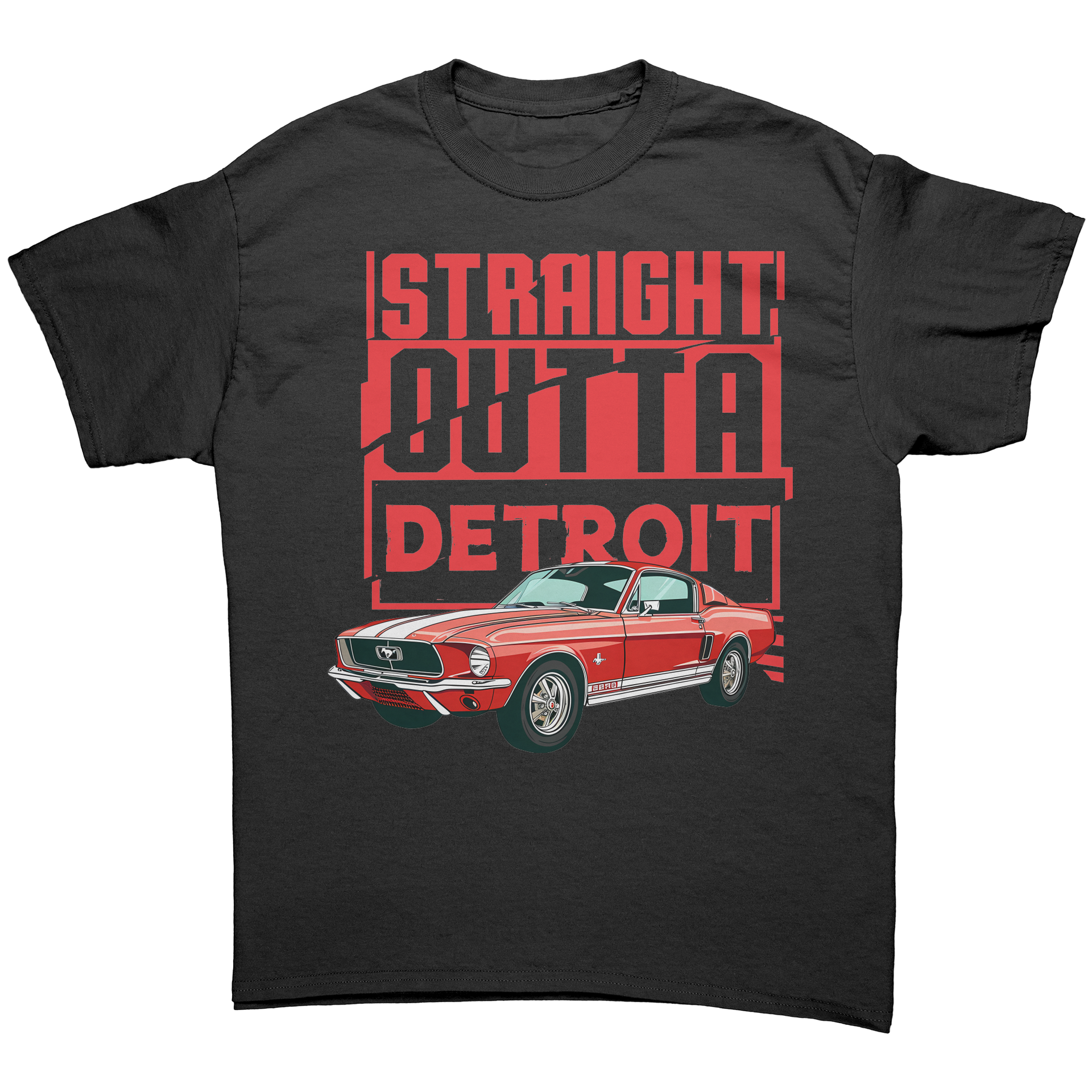 Straight_Outta_Detroit_Red_Mustang_Tee_S_Black_Front_Mockup.png