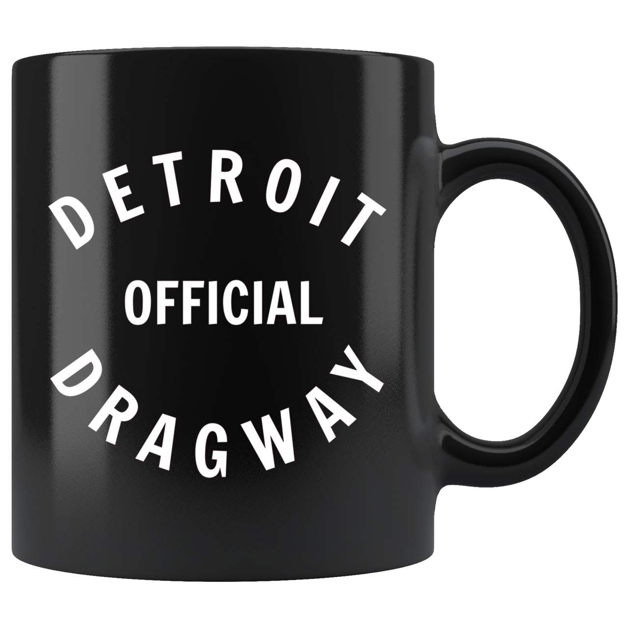 Detroit Dragway® Official Black Mug