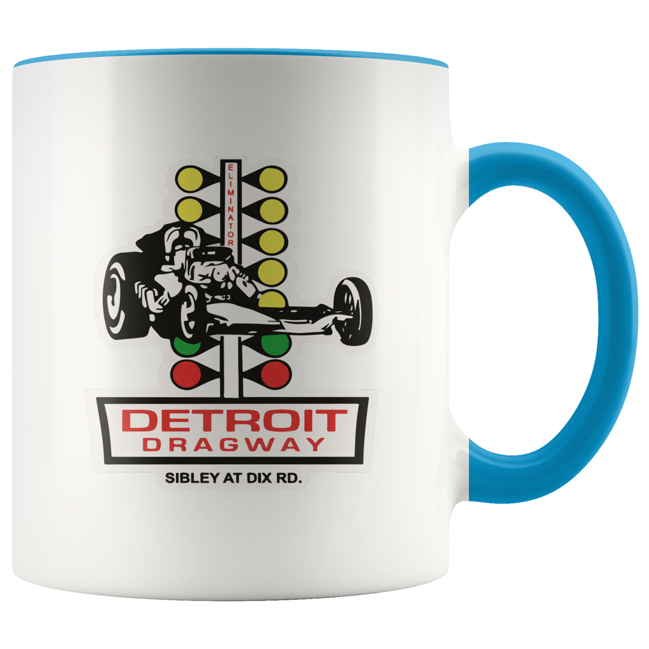 Detroit Dragway® Staging Tree Accent Mug