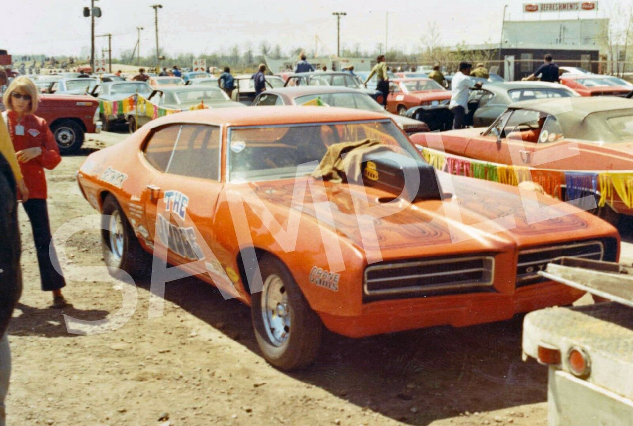 4 x 6" Color Photo of Arnie Beswick's "The Judge" GTO May 1970