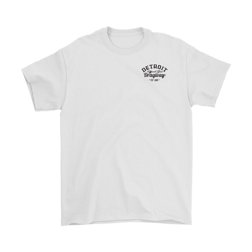 Detroit Dragway® Run What You Brung Ford T-Shirt Image on Back