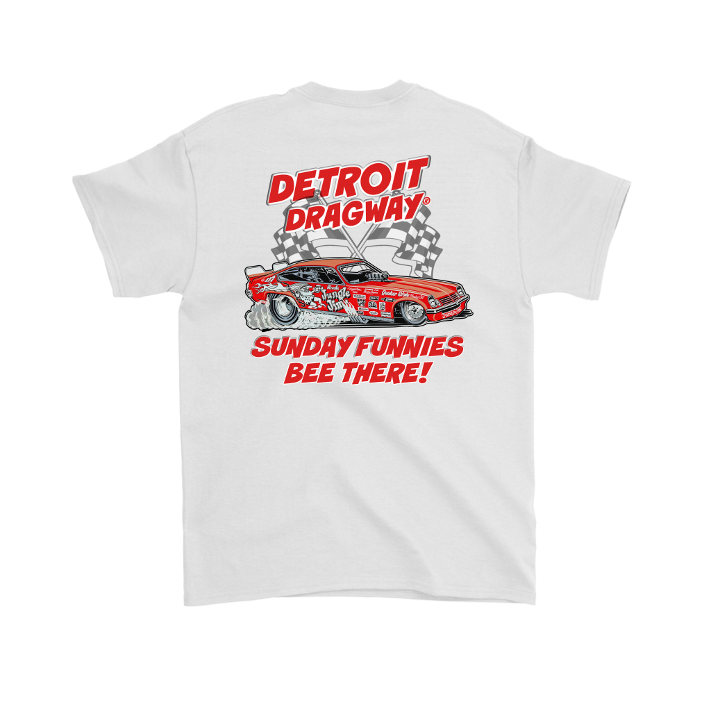 Detroit Dragway® SUNDAY FUNNIES Shirt 2 ver 2