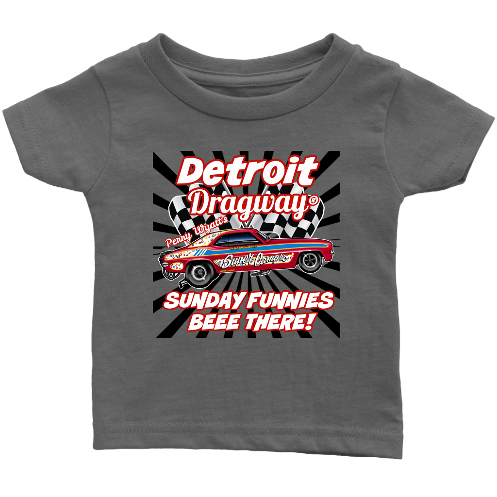 Detroit Dragway® Perry Wyatt's Sunday Funnies Infant T-Shirt