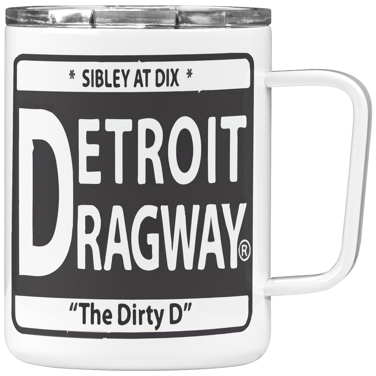 Detroit Dragway® Dirty D Insulated Coffee Mug