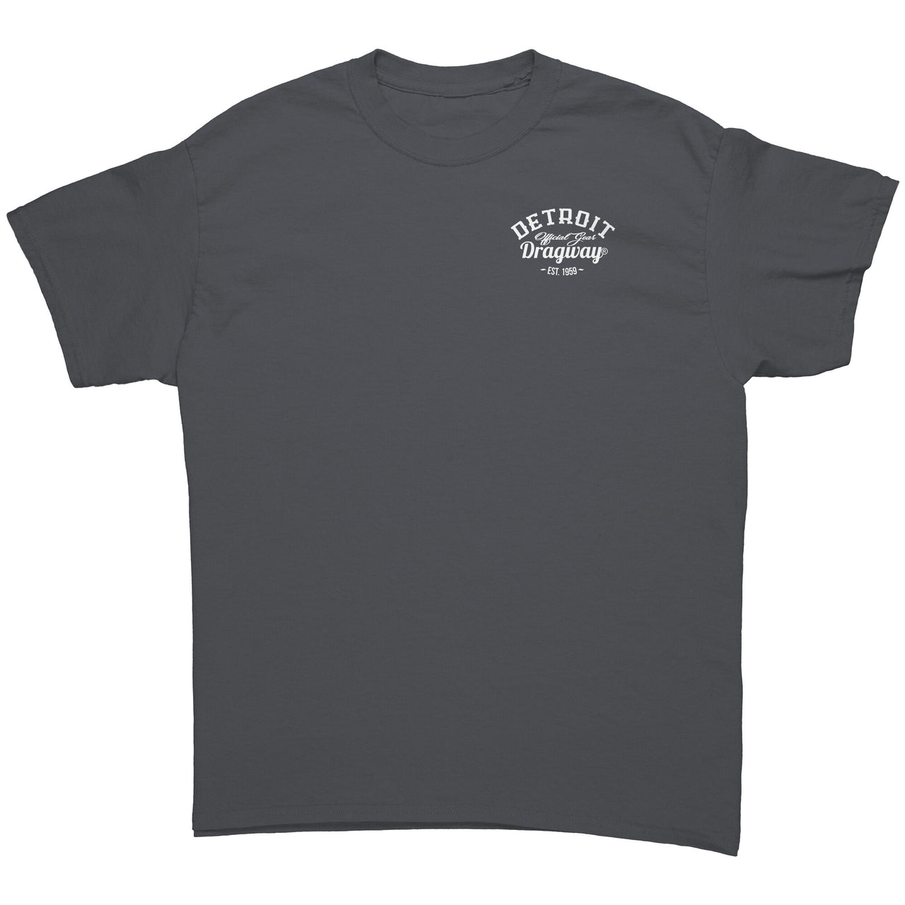 *Detroit Dragway® Perry Wyatt's Sunday Funnies T-Shirt Image On The Back