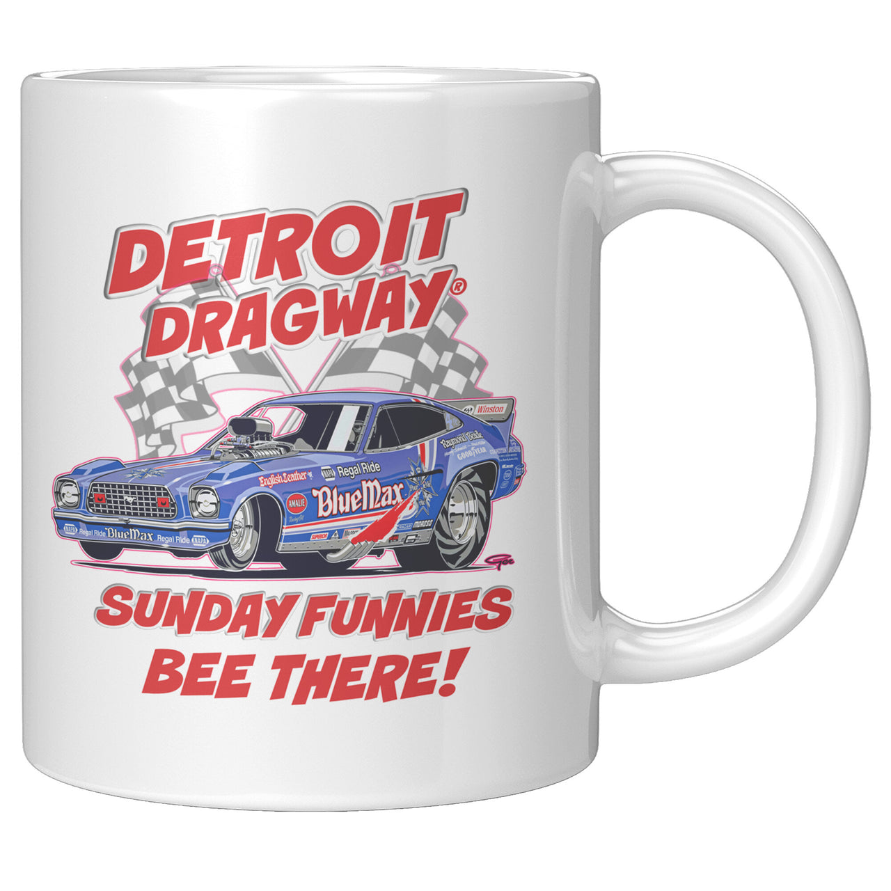 *Detroit Dragway® Sunday Funnies Max Mug