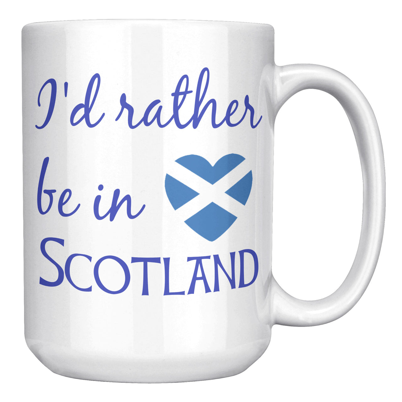 I'd Rather Be In Scotland Coffee Mug