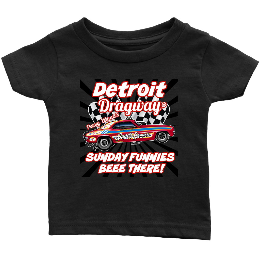 Detroit Dragway® Perry Wyatt's Sunday Funnies Infant T-Shirt