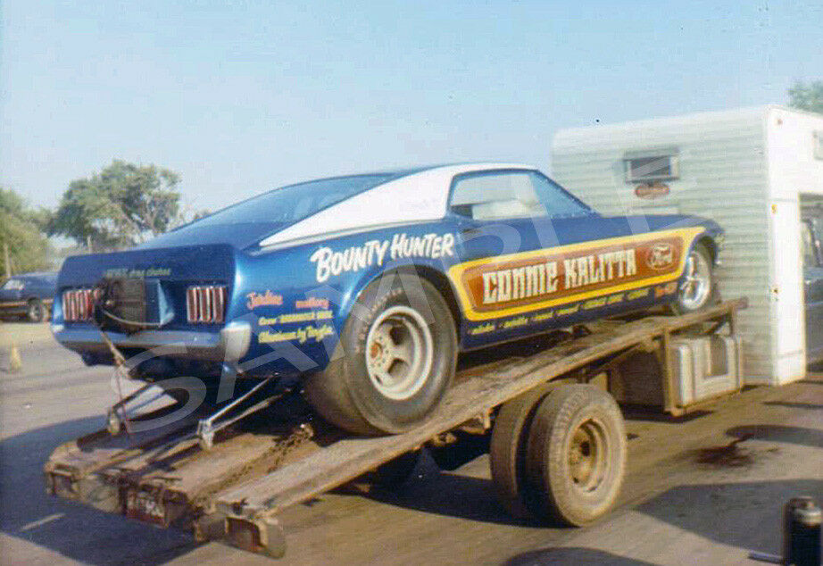 This is a 4 x 6" Color Photo of Connie Kalitta's  F/C On Hauler May 1969