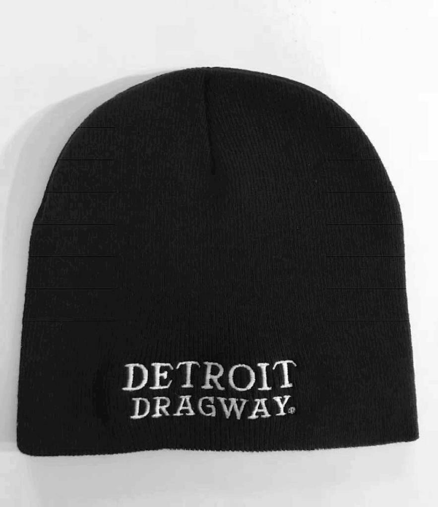Detroit Dragway® Black Unisex Beanie