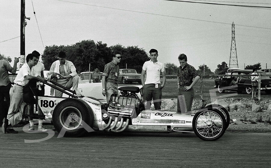 4 x 6" Glossy photo of Greek's Hot Rod ChiZler At Detroit Dragway®