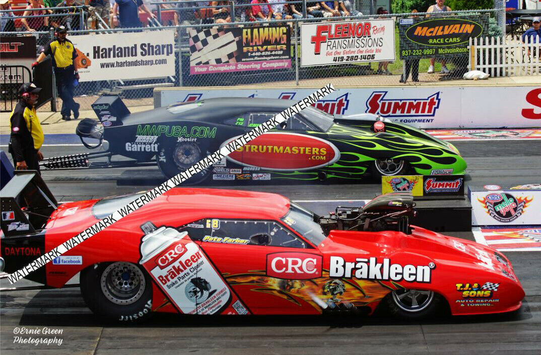 4 x 6" Glossy photo of  Pro Mods Racing At Norwalk