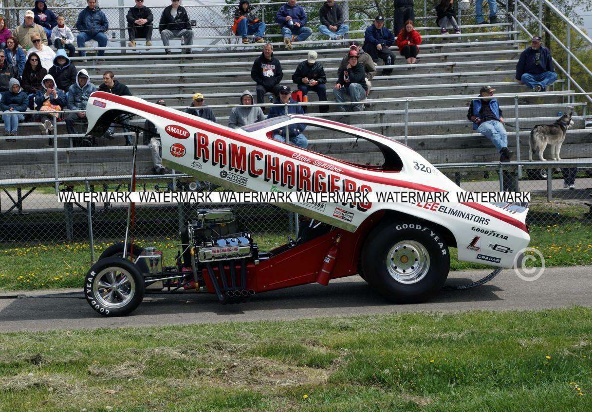 8 x 10" Color Photo of the RAMCHARGERS Funny Car