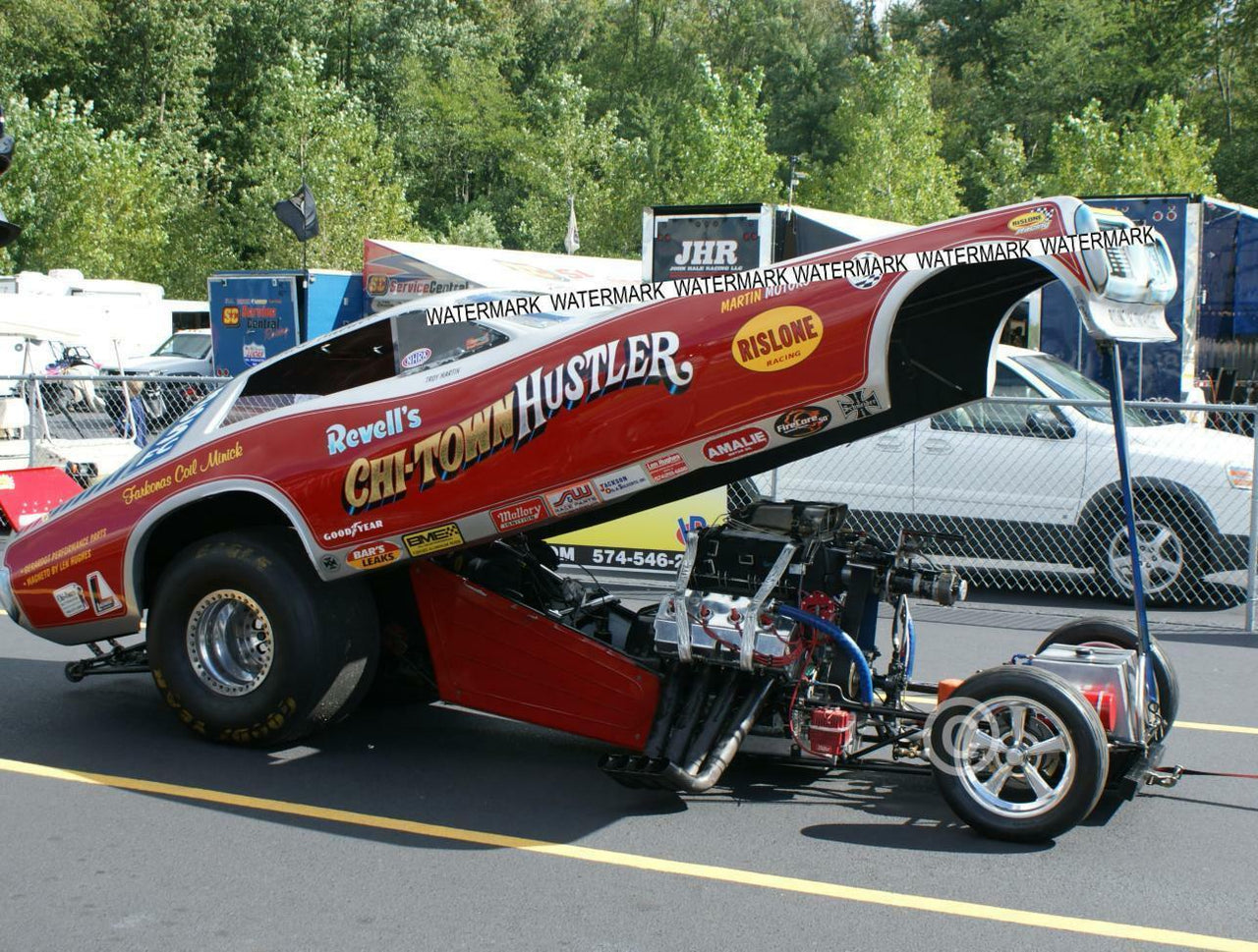 8 x 10" Color Photo of the Chi Town Hustler Funny Car