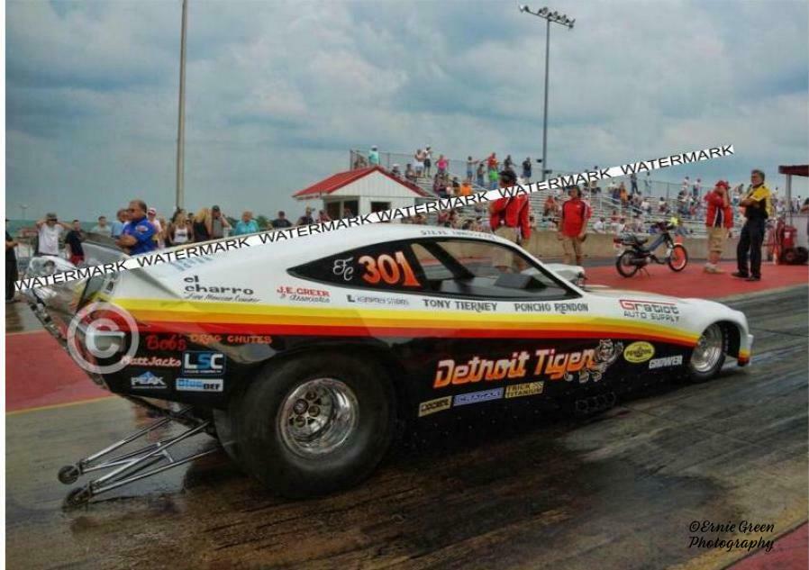 4 x 6" Glossy photo of The  Nostalgia Funny Car "Paper Tiger"