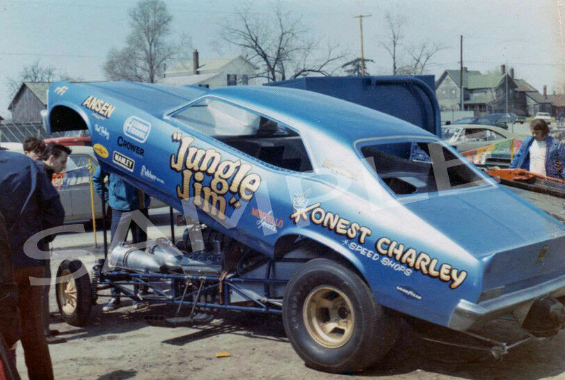 4 x 6" Color Photo of Jungle Jim's Honest Charley Funny Car
