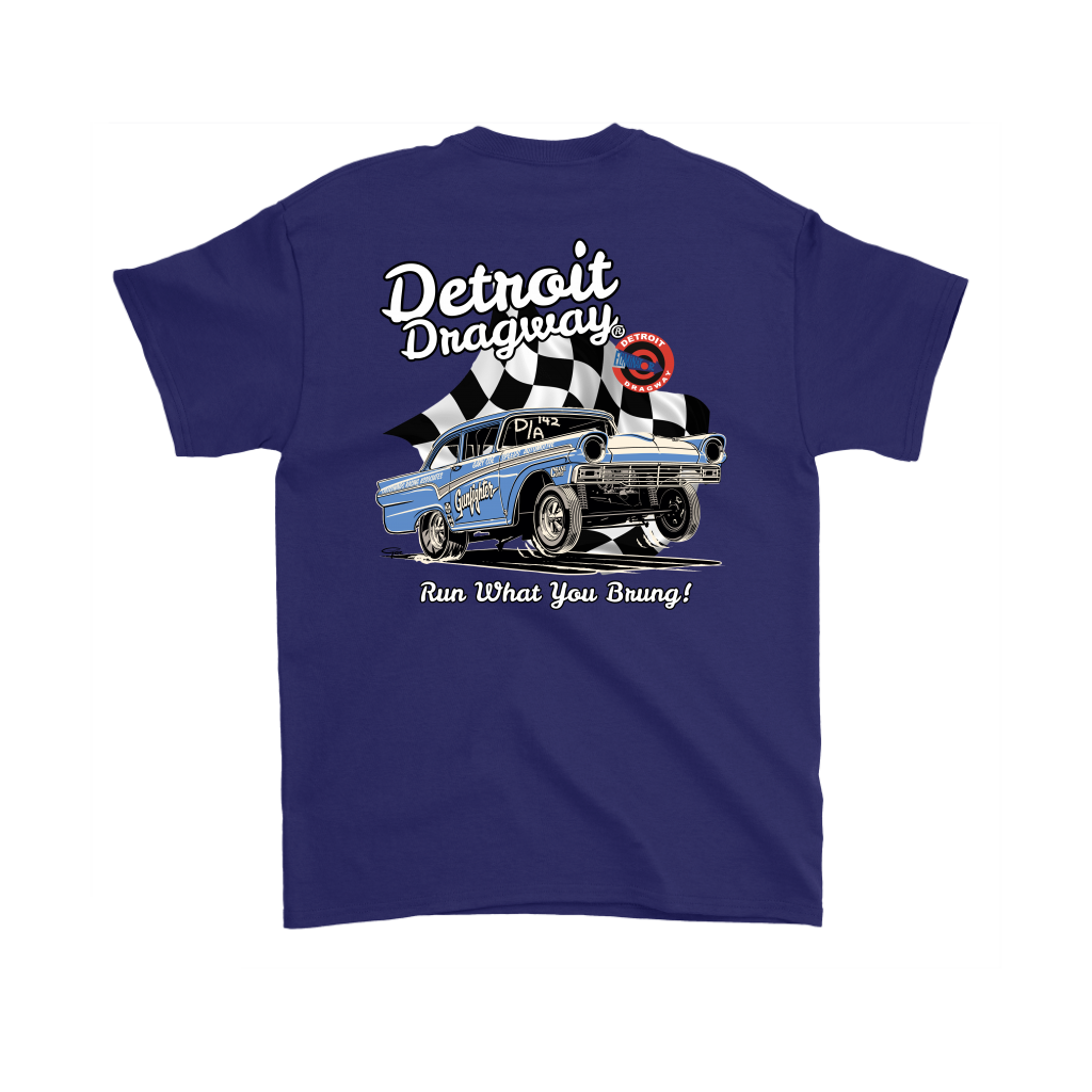 Detroit Dragway® Run What You Brung Ford T-Shirt